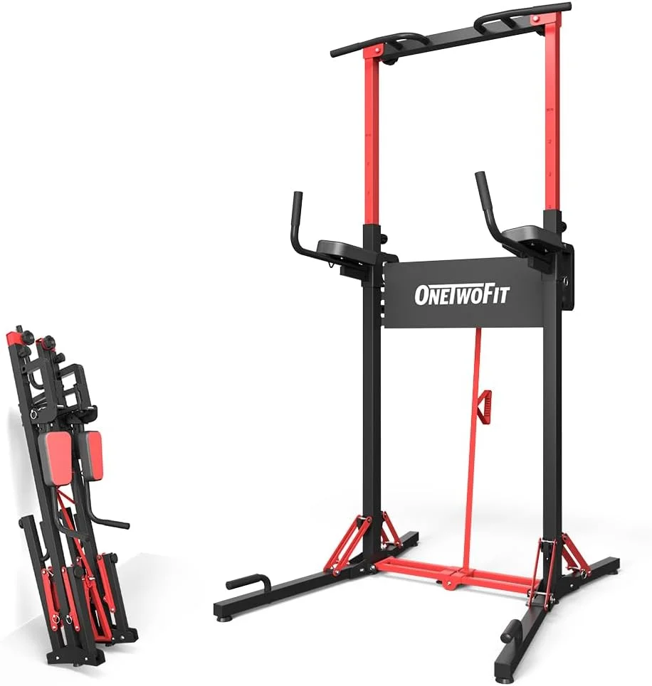 Optimisez vos séances de musculation et de fitness à domicile avec la Chaise Romaine Power Tower Pliable.